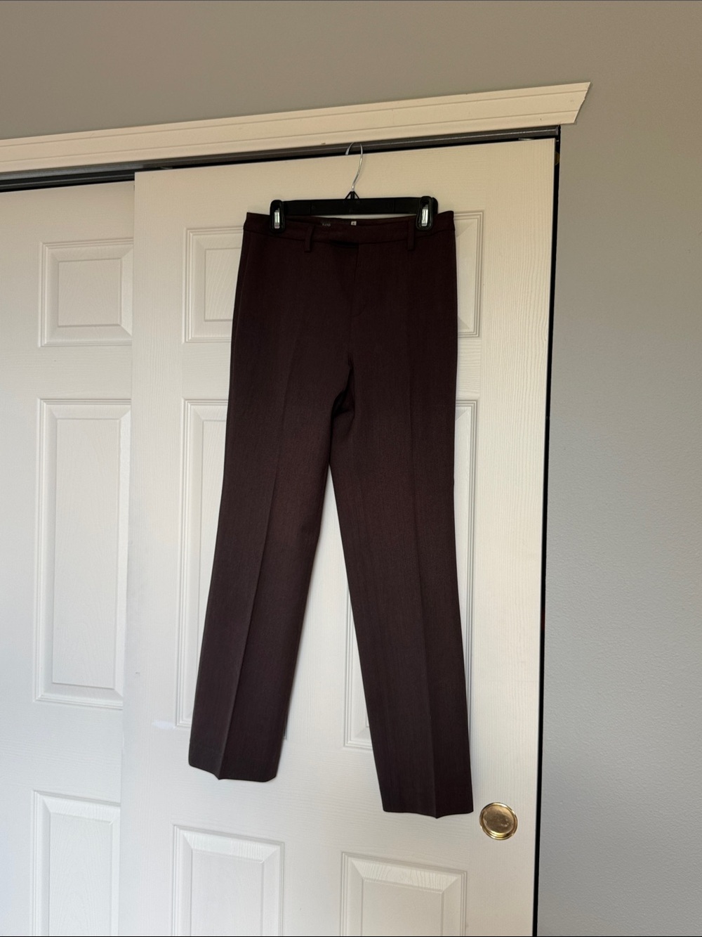 Banana Republic Harrison Stretch Pants in Chocolate Brown